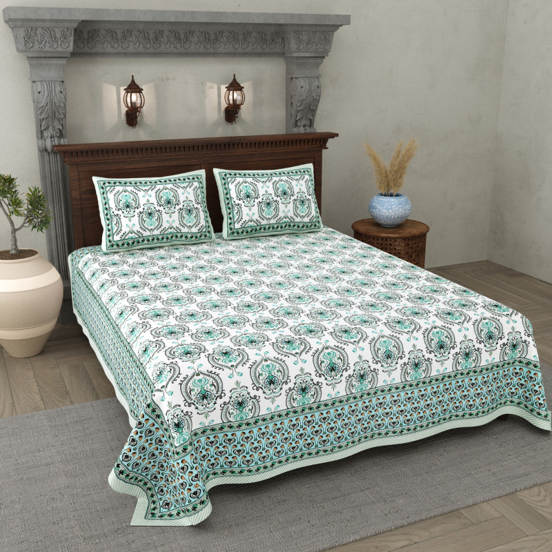 single cotton bedsheet