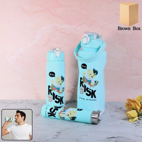 Risk Taker Printed Water Bottle Set – 3 Pc (2000ml + 900ml + 300ml)
