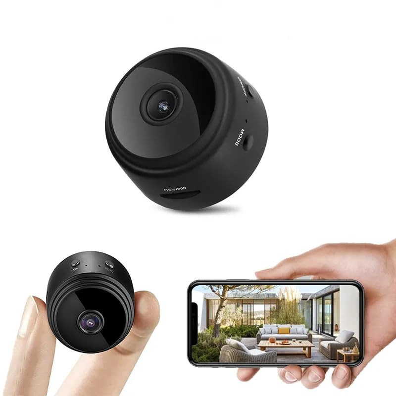 (Refurbished) TECHNOVIEW Wireless WiFi, HD 1080p Mini Portable Security Camera, Cameras with Indoor Video Recorder, Small Low Light Vision (Magnet)
